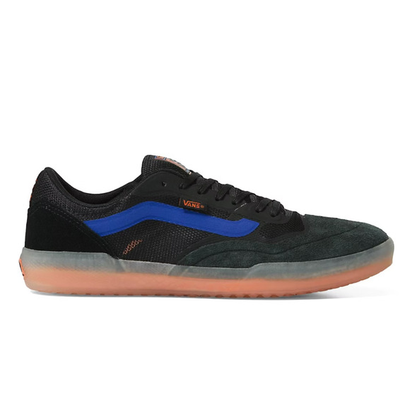 Vans AVE Alethic Black/Orange Suede Men\'s Skate Shoes Size 7.5 NEW VN0A5JIBY8J